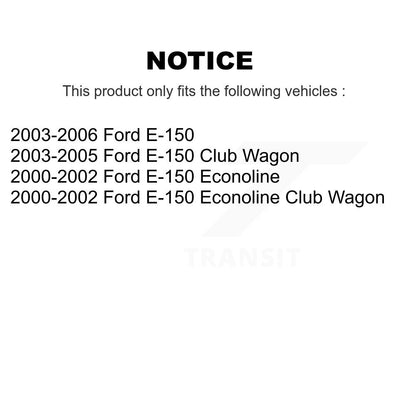 [Arrière] Kit de Tambour de frein pour Ford E-150 Econoline Club Wagon K8-101871
