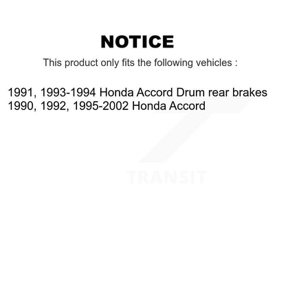 [Arrière] Kit de Tambour de frein pour Honda Accord K8-101872