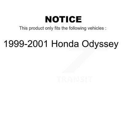 [Arrière] Kit de Tambour de frein pour 1999-2001 Honda Odyssey K8-101914
