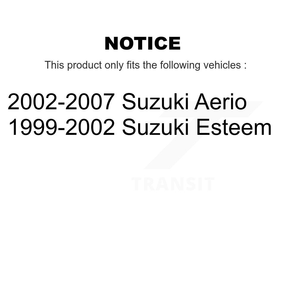[Arrière] Kit de Tambour de frein pour Suzuki Aerio Esteem K8-101915