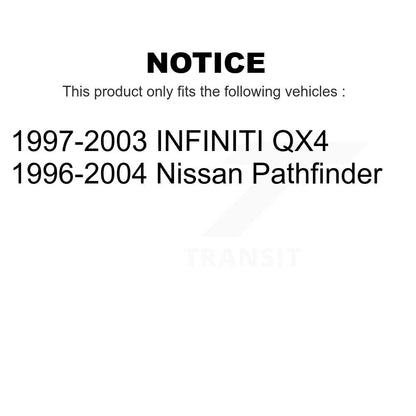 [Arrière] Kit de Tambour de frein pour Nissan Pathfinder Infiniti QX4 INFINITI K8-101939