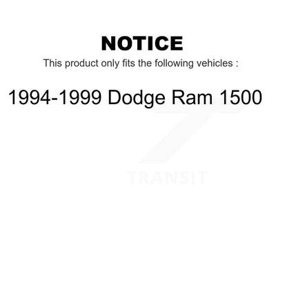 [Arrière] Kit de Tambour de frein pour 1994-1999 Dodge Ram 1500 K8-101959