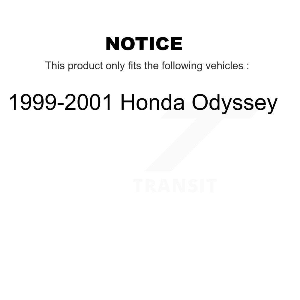 [Avant + Arrière] Kit de Disque de frein pour 1999-2001 Honda Odyssey K8-101964
