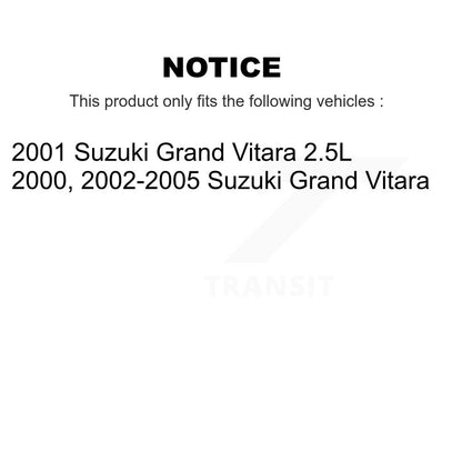 [Avant + Arrière] Kit de Disque de frein pour Suzuki Grand Vitara K8-102043