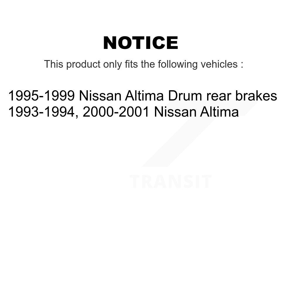 [Avant + Arrière] Kit de Disque de frein pour Nissan Altima K8-102056
