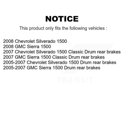 [Avant + Arrière] Kit de Disque de frein pour Chevrolet Silverado 1500 GMC Sierra Classic K8-102116