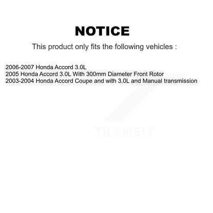 [Avant + Arrière] Kit de Disque de frein pour Honda Accord K8-102161