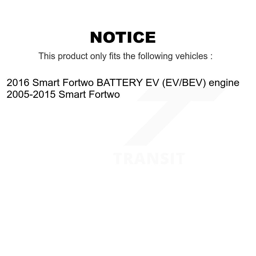 [Avant et Arrière] Disque de frein pour Smart Fortwo K8-102185