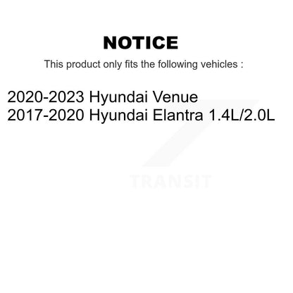 [Avant + Arrière] Kit de Disque de frein pour Hyundai Elantra Venue K8-102230