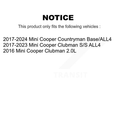 [Avant + Arrière] Kit de Disque de frein pour Mini Cooper Countryman Clubman K8-102237