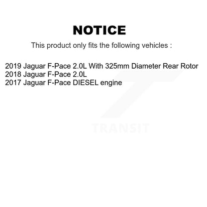 [Avant + Arrière] Kit de Disque de frein pour Jaguar F-Pace K8-102359