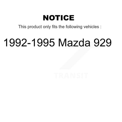 [Avant + Arrière] Kit de Disque de frein pour 1992-1995 Mazda 929 K8-102394