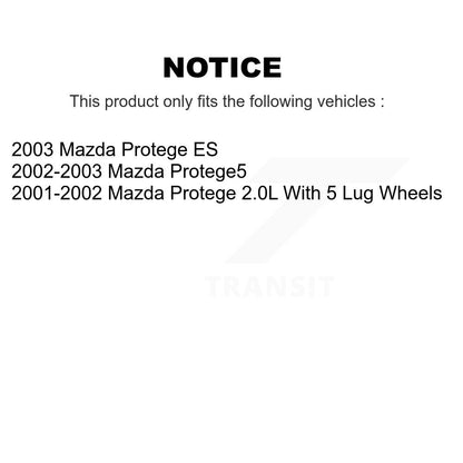 [Avant et Arrière] Disque de frein pour Mazda Protege Protege5 K8-102409