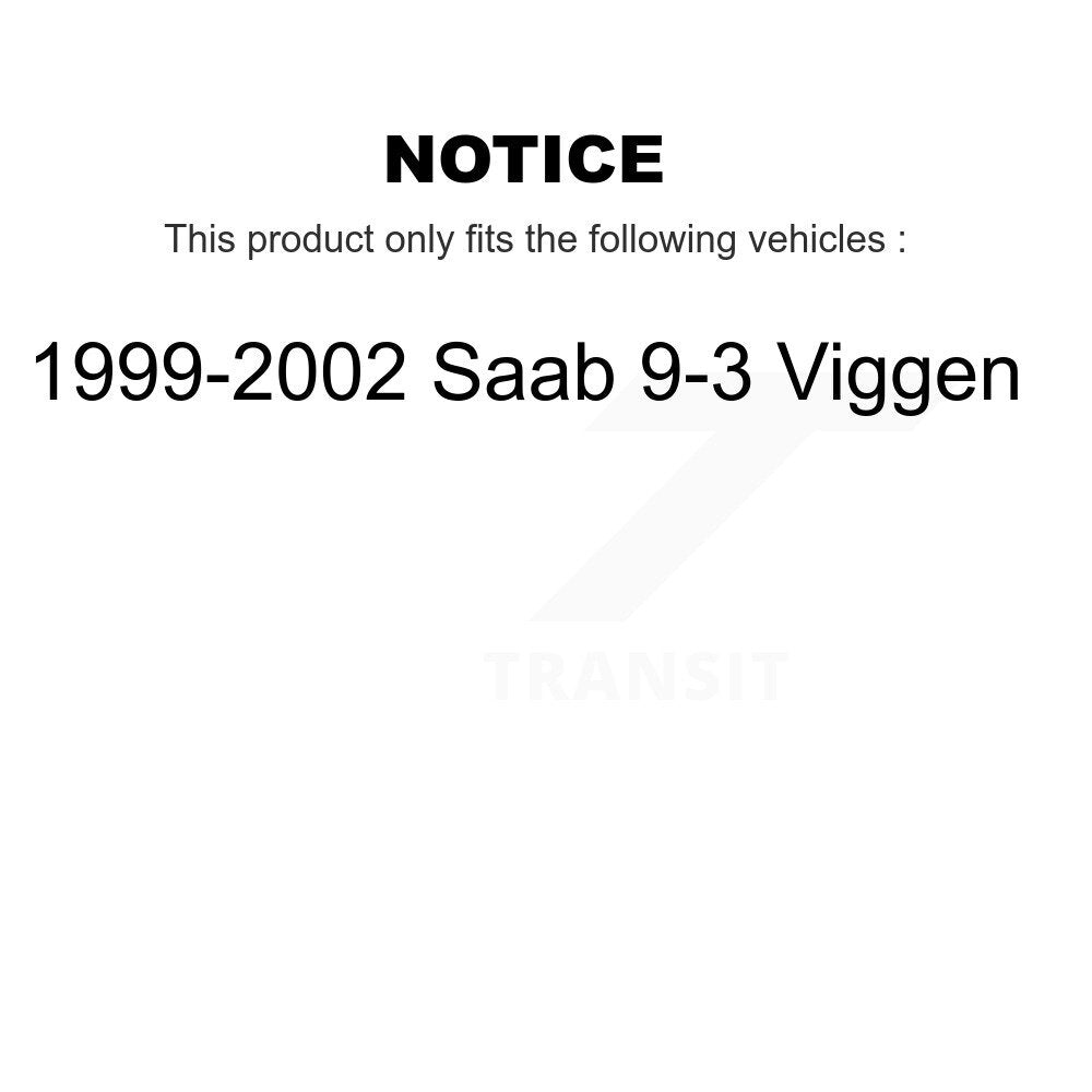 [Avant et Arrière] Disque de frein pour 1999-2002 Saab 9-3 Viggen K8-102420