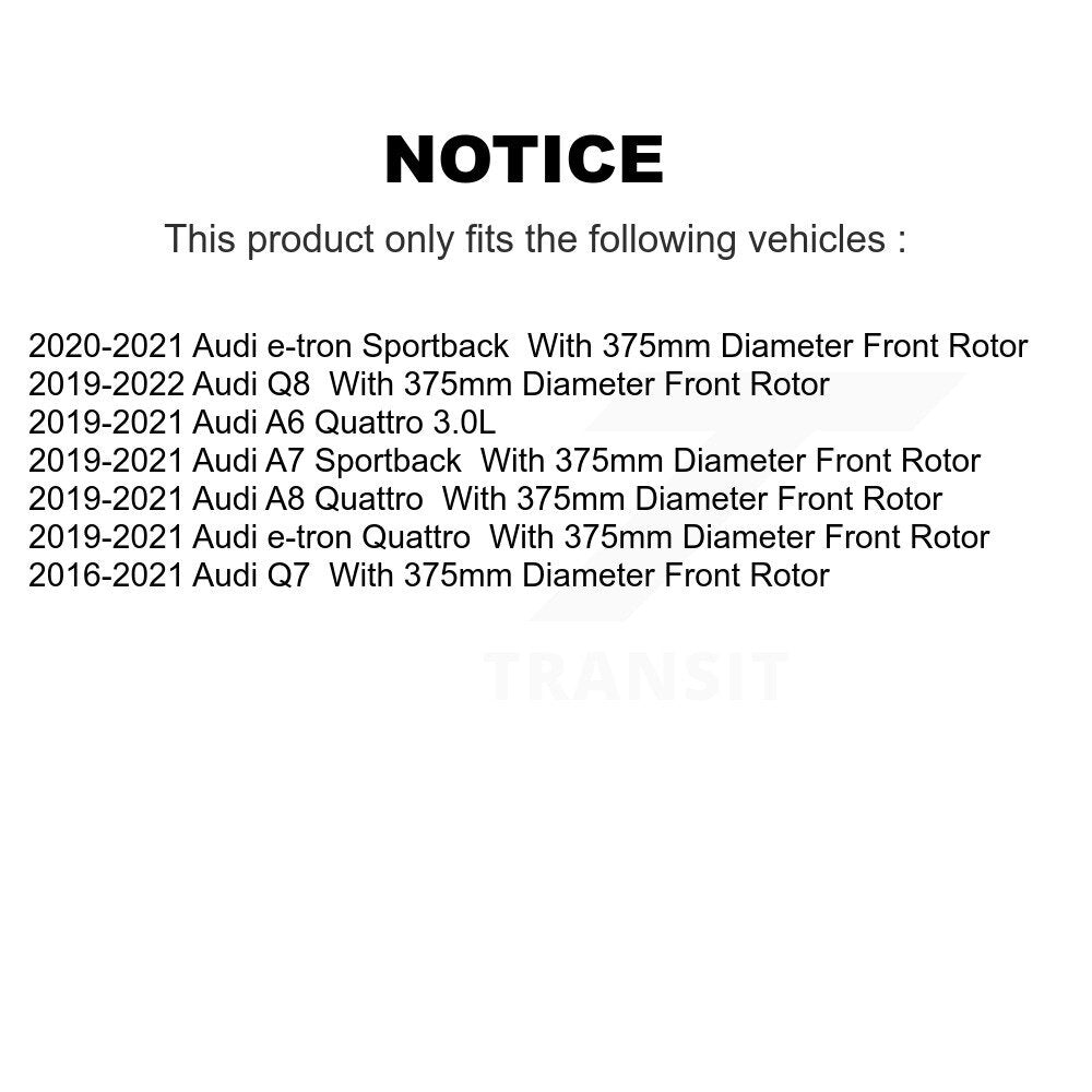[Avant] Disque de frein pour Audi Q7 Q8 e-tron Quattro A6 A7 Sportback A8 K8-102447