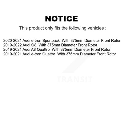 [Avant et Arrière] Disque de frein pour Audi Q8 e-tron Quattro Sportback A8 K8-102460