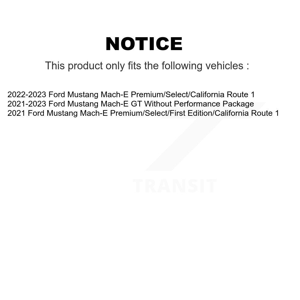 [Avant] Disque de frein pour Ford Mustang Mach-E K8-102499
