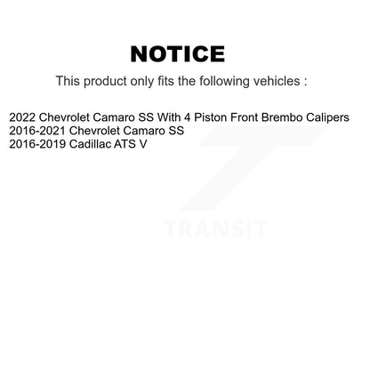 [Arrière] Disque de frein pour Chevrolet Camaro Cadillac ATS K8-102511