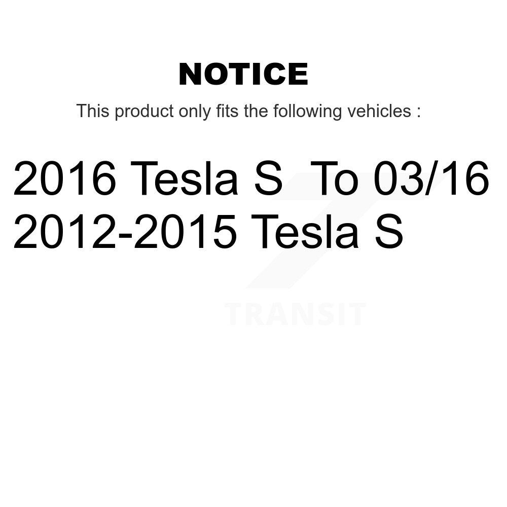 [Avant et Arrière] Disque de frein pour Tesla S K8-102535