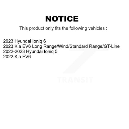 [Avant et Arrière] Disque de frein pour Hyundai Ioniq 5 Kia EV6 6 K8-102536