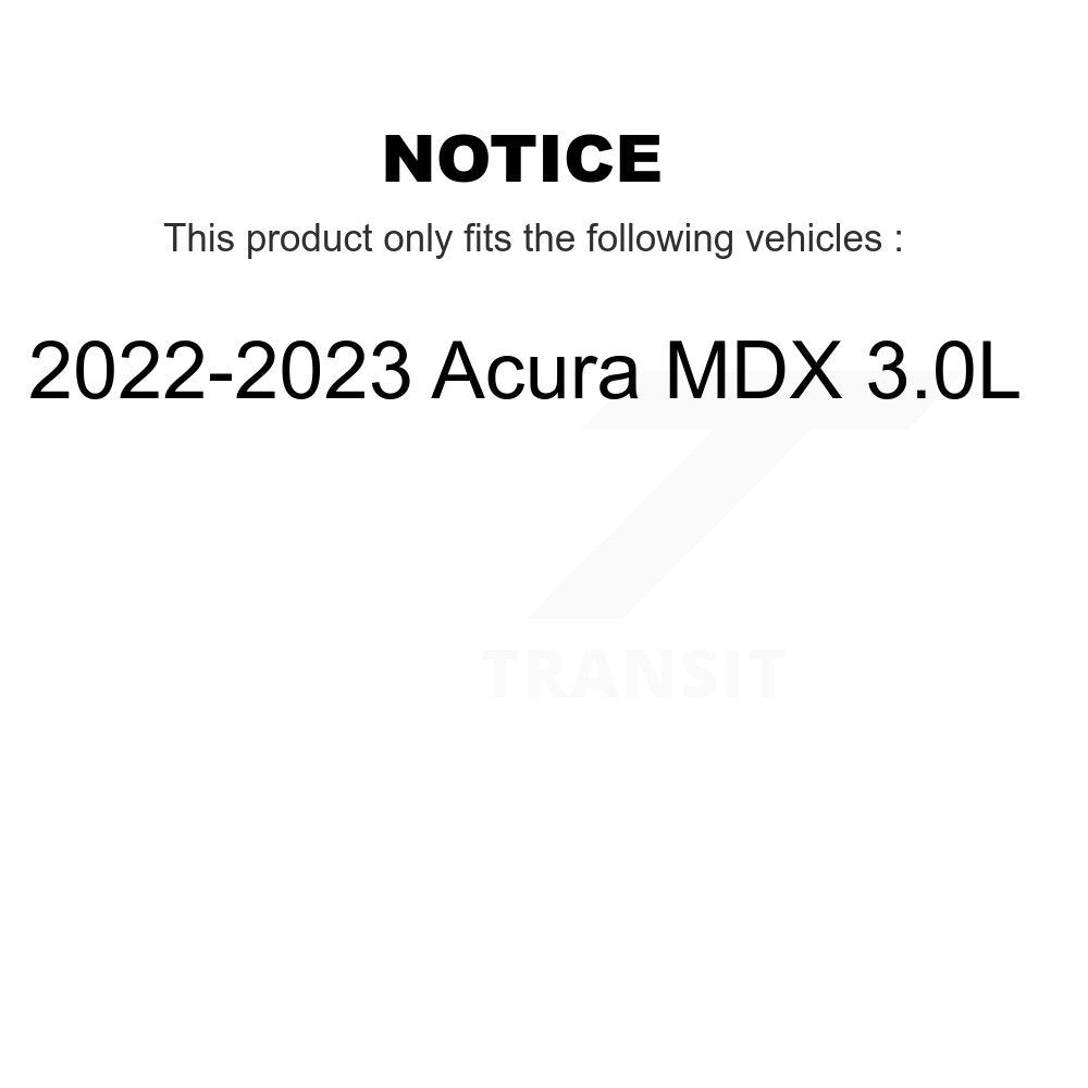 [Avant et Arrière] Disque de frein pour 2022-2023 Acura MDX 3.0L K8-102578