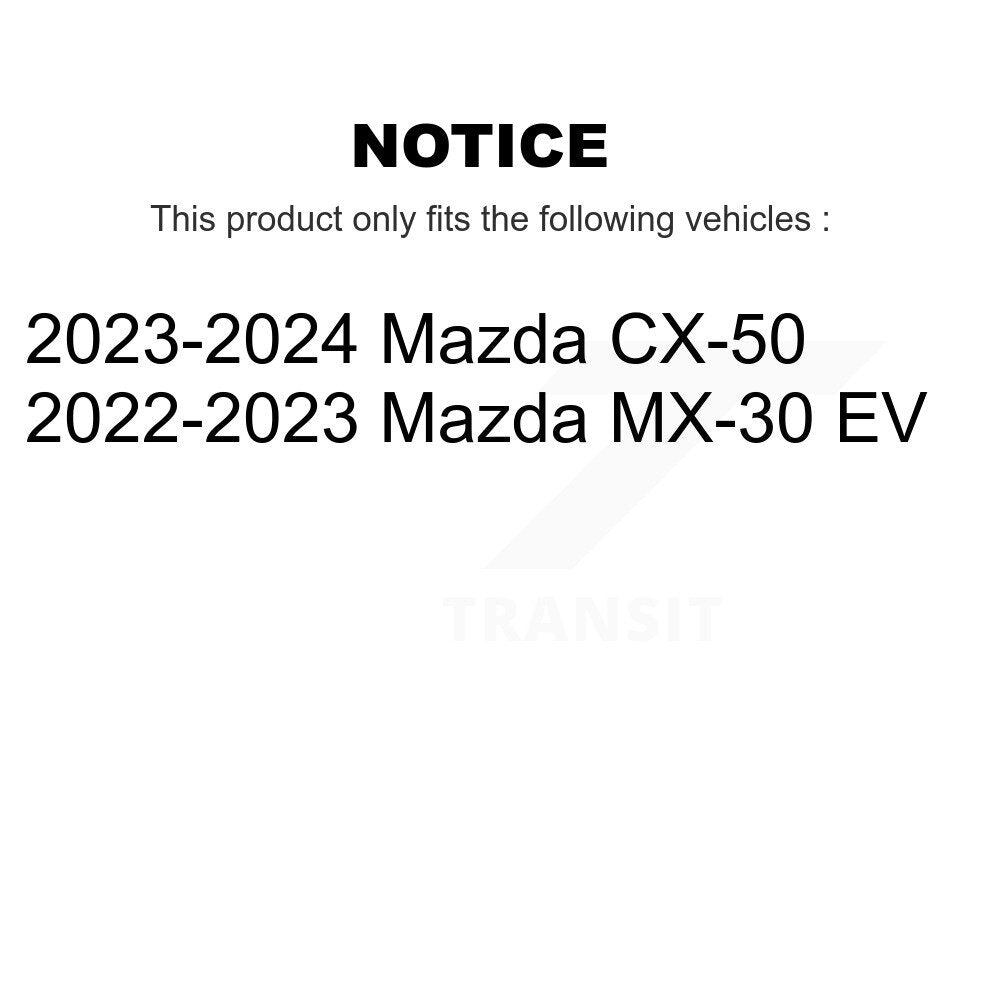 [Avant] Disque de frein pour Mazda CX-50 MX-30 EV K8-102596