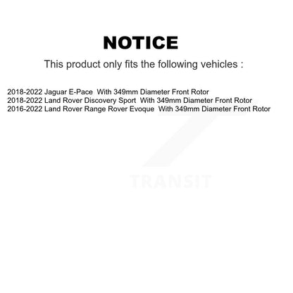 [Avant] Disque de frein pour Land Rover Discovery Sport Range Evoque Jaguar E-Pace K8-102610
