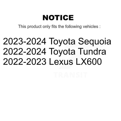 [Avant] Disque de frein pour Toyota Tundra Lexus LX600 Sequoia K8-102616
