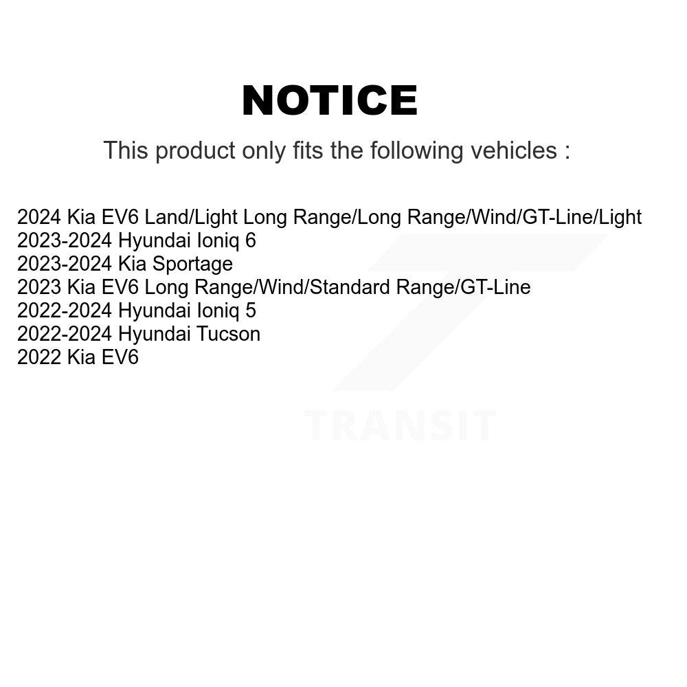 [Avant] Disque de frein pour Hyundai Tucson Kia Sportage Ioniq 5 EV6 6 K8-102620