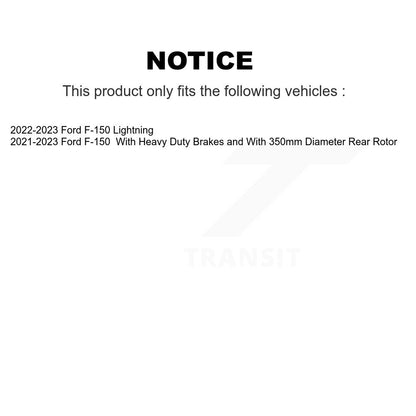 [Arrière] Disque de frein pour Ford F-150 Lightning K8-102643