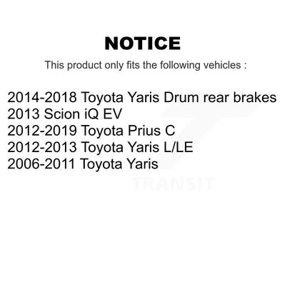 [Avant] Kit de Disque et plaquette (céramique) de frein pour Toyota Yaris Prius C Scion iQ K8C-100425