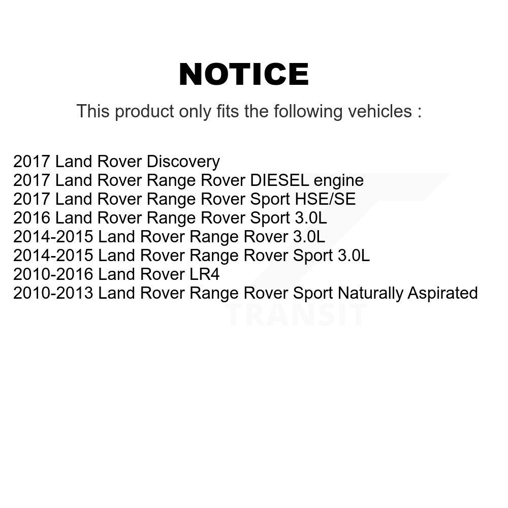 [Avant] Kit de Disque et plaquette (céramique) de frein pour Land Rover Range Sport LR4 Discovery K8C-100437