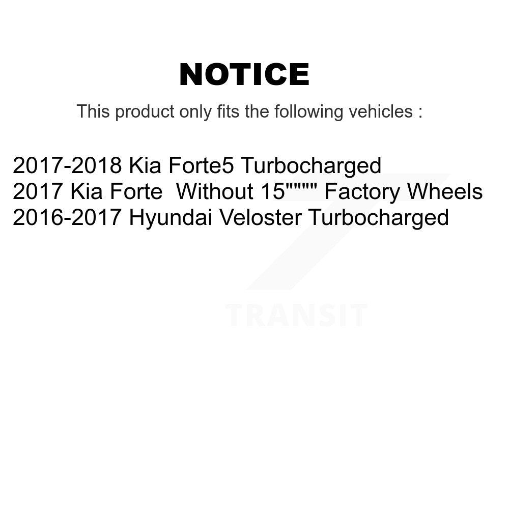 [Avant] Disque et plaquette de frein pour Kia Forte Forte5 Hyundai Veloster Koup K8C-100663