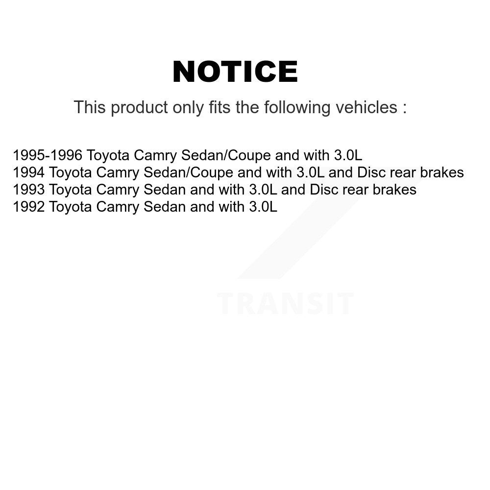 [Avant et Arrière] Disque et plaquette de frein pour Toyota Camry K8C-100830