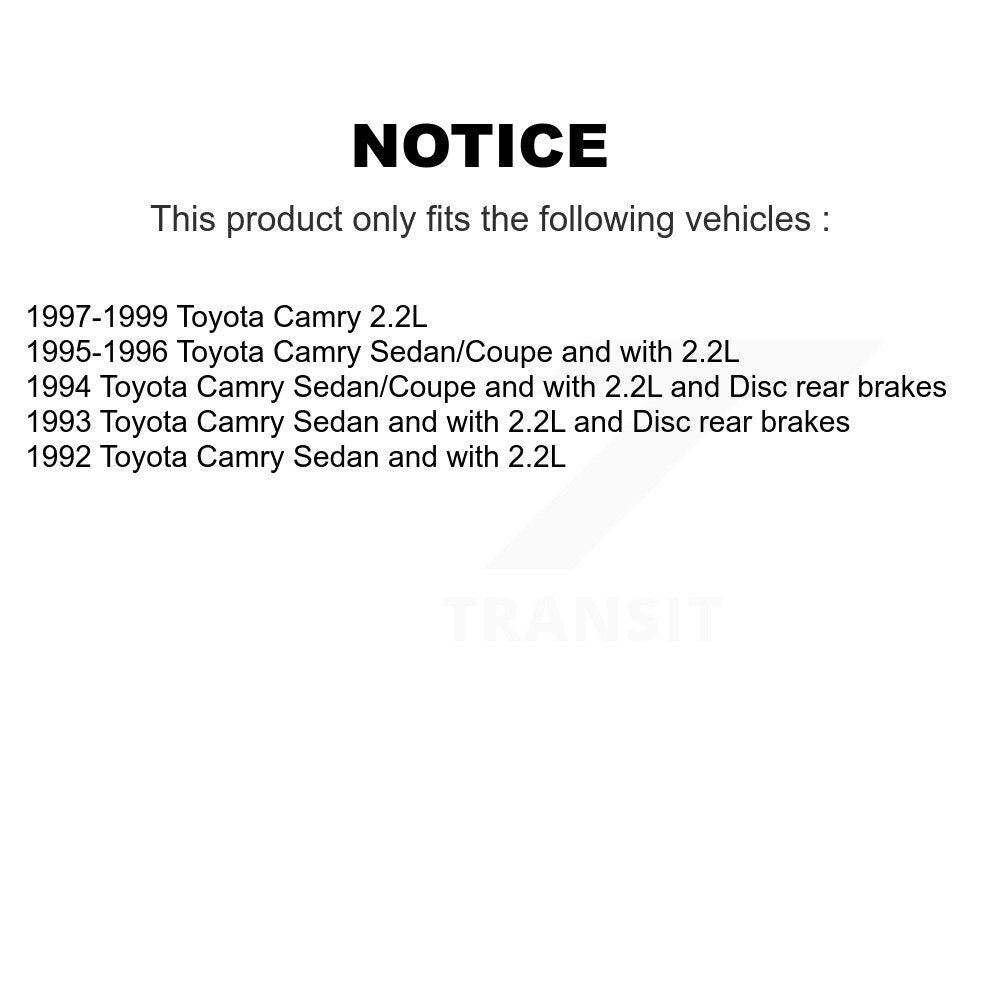 [Avant et Arrière] Disque et plaquette de frein pour Toyota Camry K8C-100831