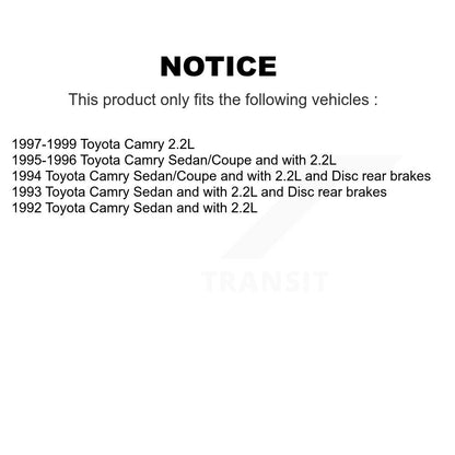 [Avant et Arrière] Disque et plaquette de frein pour Toyota Camry K8C-100831
