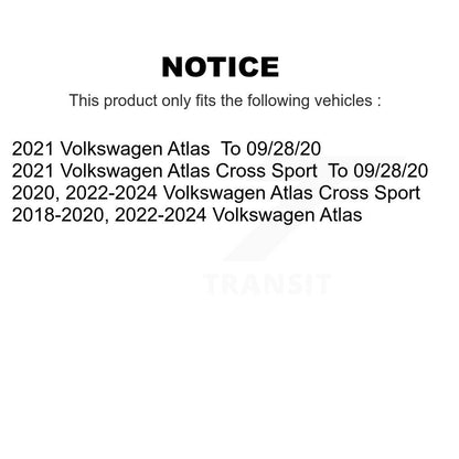 [Avant et Arrière] Disque et plaquette de frein pour Volkswagen Atlas Cross Sport K8C-100915