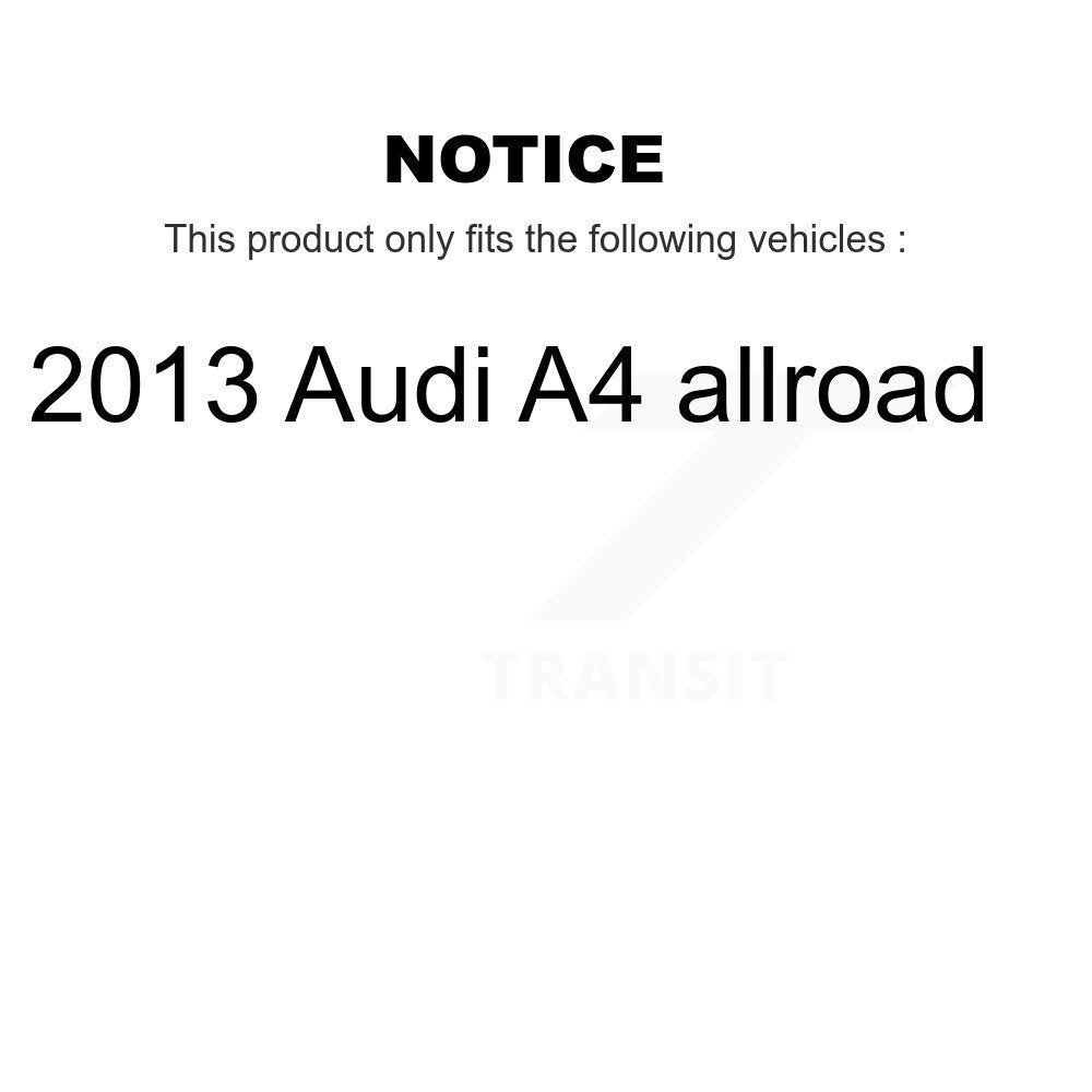 [Avant et Arrière] Disque et plaquette de frein pour 2013 Audi A4 allroad K8C-101071