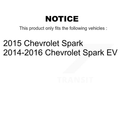 [Avant et Arrière] Disque et plaquette de frein pour Chevrolet Spark EV K8C-101330