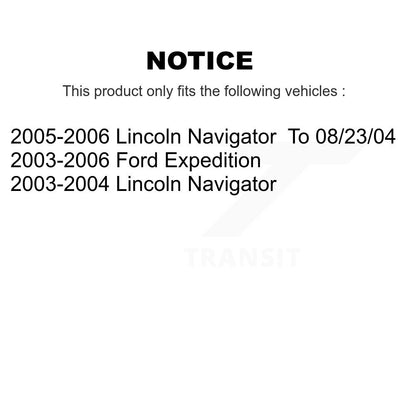 [Avant + Arrière] Kit de Disque et plaquette (céramique) de frein pour Ford Expedition Lincoln Navigator K8C-101451