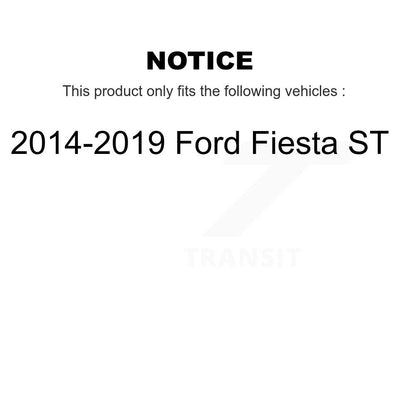 [Avant + Arrière] Kit de Disque et plaquette (céramique) de frein pour 2014-2019 Ford Fiesta ST K8C-101471