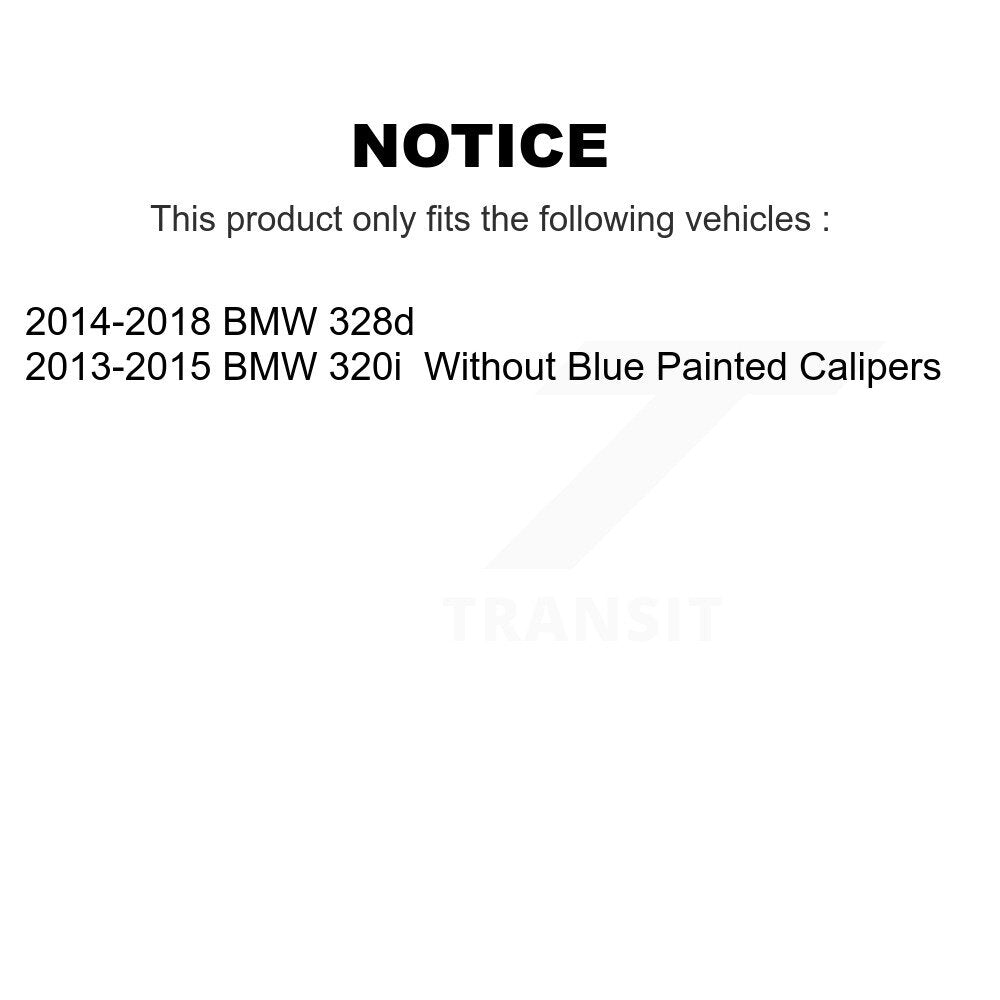 [Arrière] Kit de Disque et plaquette (céramique) de frein pour BMW 328i 320i 428i 228i 230i 328d xDrive K8C-101778