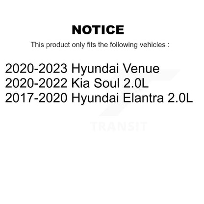 [Arrière] Kit de Disque et plaquette (céramique) de frein pour Hyundai Elantra Kia Soul Venue K8C-101782