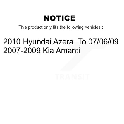 [Arrière] Kit de Disque et plaquette (céramique) de frein pour Kia Amanti Hyundai Azera K8C-102134