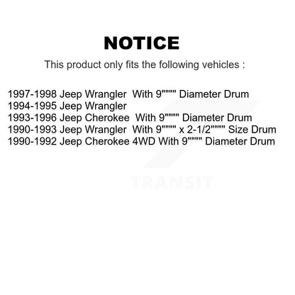 [Avant + Arrière] Kit de Disque et plaquette (céramique) de frein pour Jeep Wrangler Cherokee K8C-102219