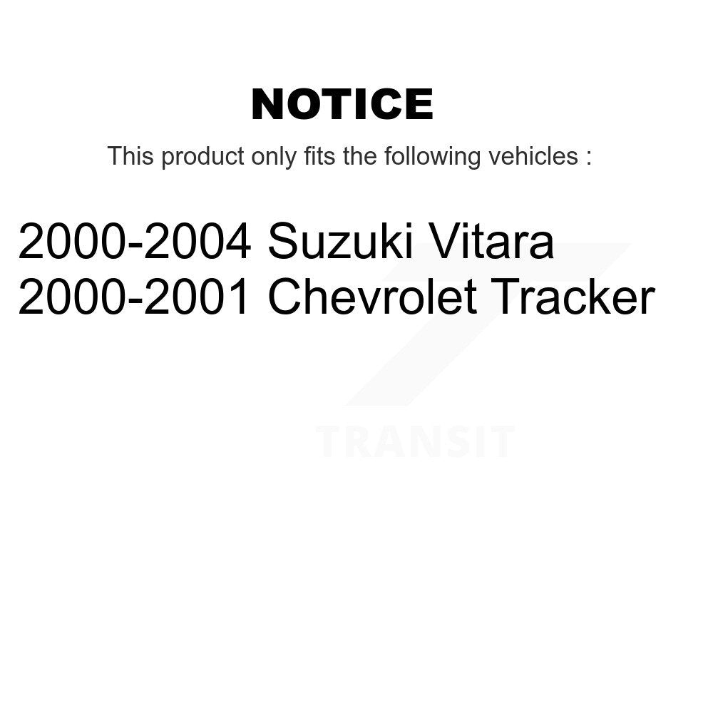 [Avant + Arrière] Kit de Disque et plaquette (céramique) de frein pour Chevrolet Tracker Suzuki Vitara K8C-102350
