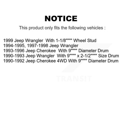 [Avant + Arrière] Kit de Disque et plaquette (céramique) de frein pour Jeep Wrangler Cherokee K8C-102611