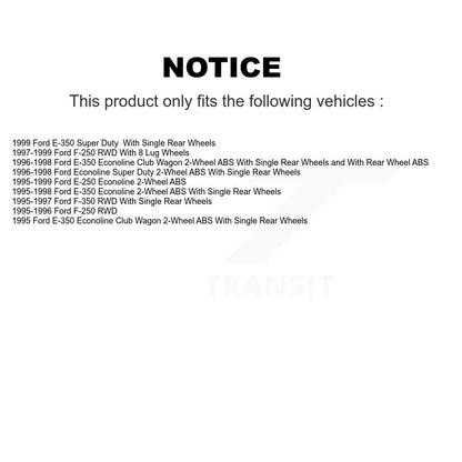 [Avant] Kit de Disque et plaquette (céramique) de frein pour Ford F-350 F-250 E-250 Econoline E-350 Club Wagon Super Duty K8C-102674