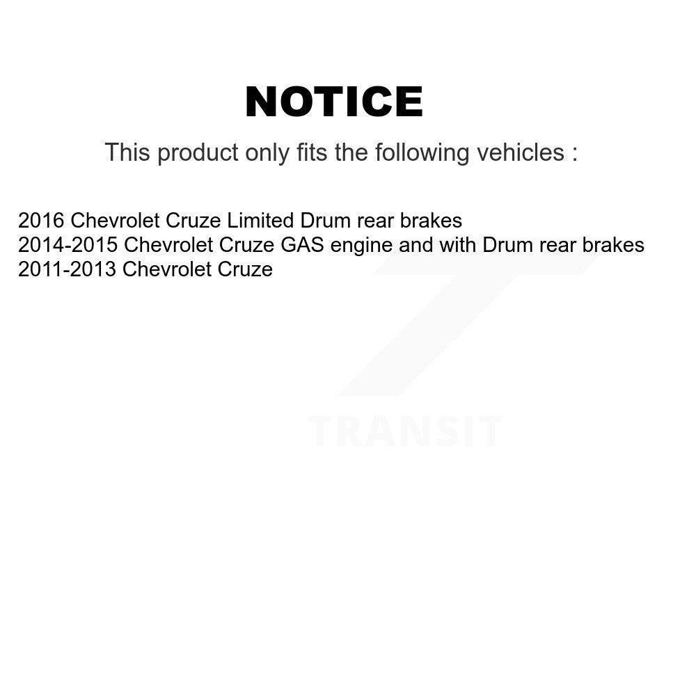 [Avant et Arrière] Disque et plaquette de frein pour Chevrolet Cruze Limited K8C-102939