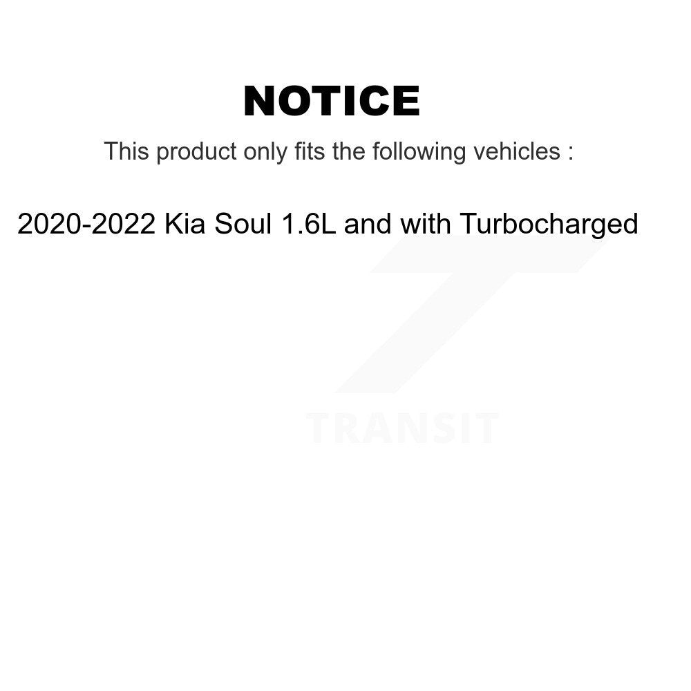 [Avant et Arrière] Disque et plaquette de frein pour 2020-2022 Kia Soul 1.6L with Turbocharged K8C-103172